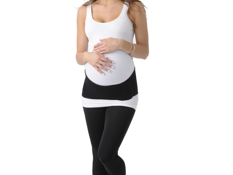 Belly Bandit 孕妇竹纤维托腹带护腰带 黑色 M码 99-118cm