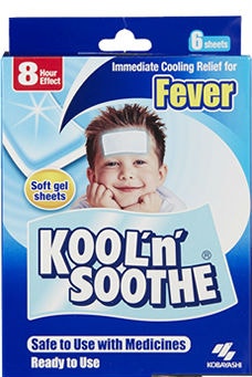 Kool n Soothe 儿童婴儿啫喱贴 4片 （物理降温）