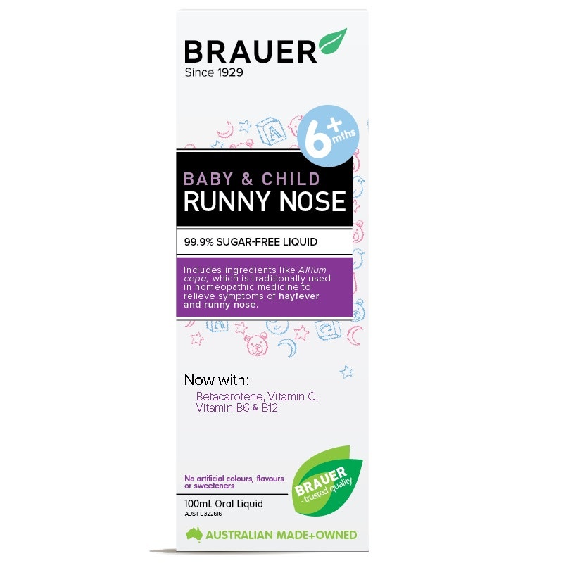 Brauer  小白瓶 婴儿通鼻护敏液 100ml 缓解宝宝鼻塞、过敏性鼻痒
