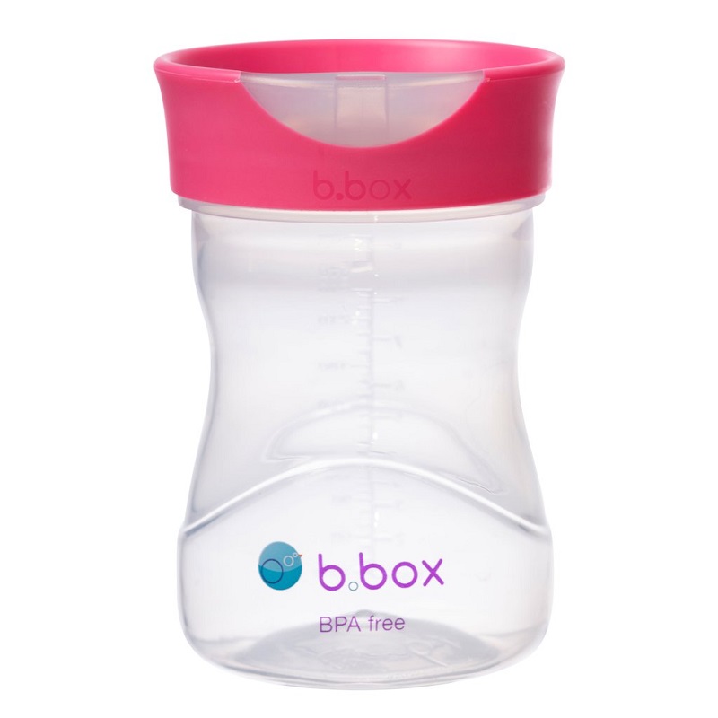 B.Box 婴幼儿防漏训练水杯 带刻度（树莓色）1个