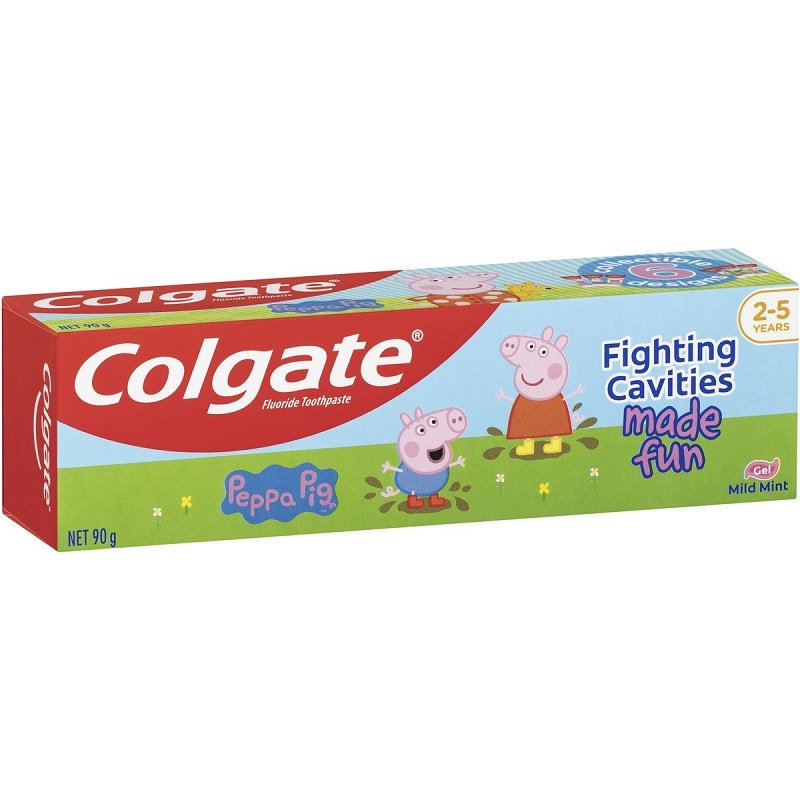 Colgate 高露洁 2-5岁儿童薄荷味清洁牙膏 90g (小猪佩奇)