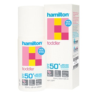 HaMilton 汉密尔顿 幼儿防晒霜 SPF50+ （滚珠） 50ml（温和、防晒）