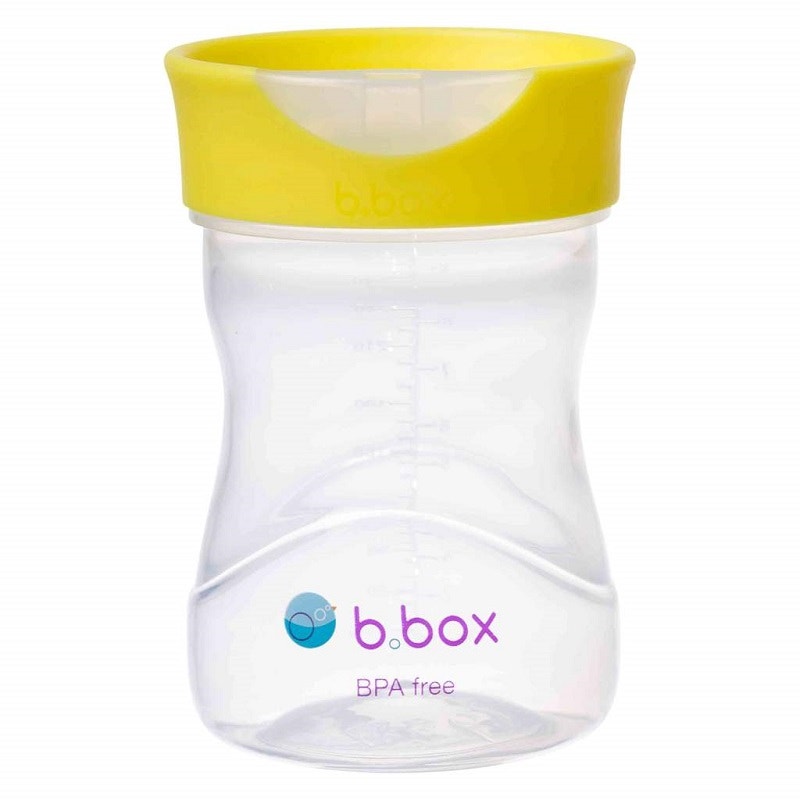 B.Box婴幼儿防漏训练水杯 带刻度（柠檬黄）1个