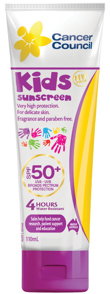 Cancer Council 澳美皙 清爽儿童防水防晒乳 SPF50+（管状）110ml