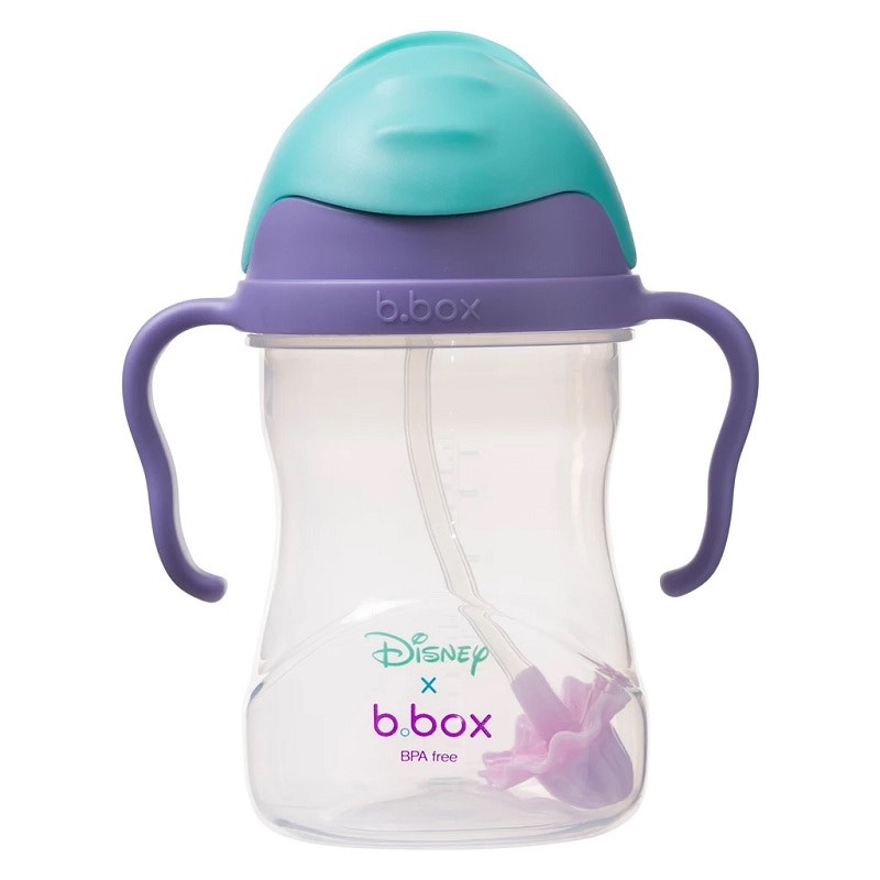 B.box 婴幼儿重力球防漏吸管杯 240ml（适合6个月以上）Disney Ariel  新版