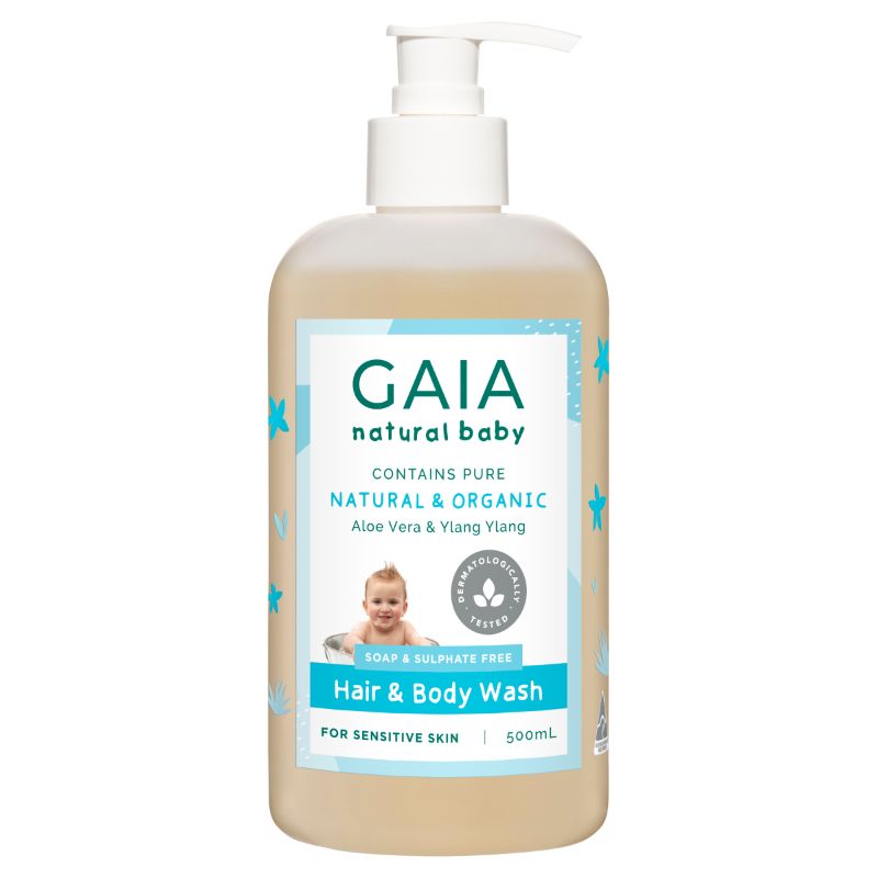 Gaia 宝宝温和二合一洗发沐浴露 500ml