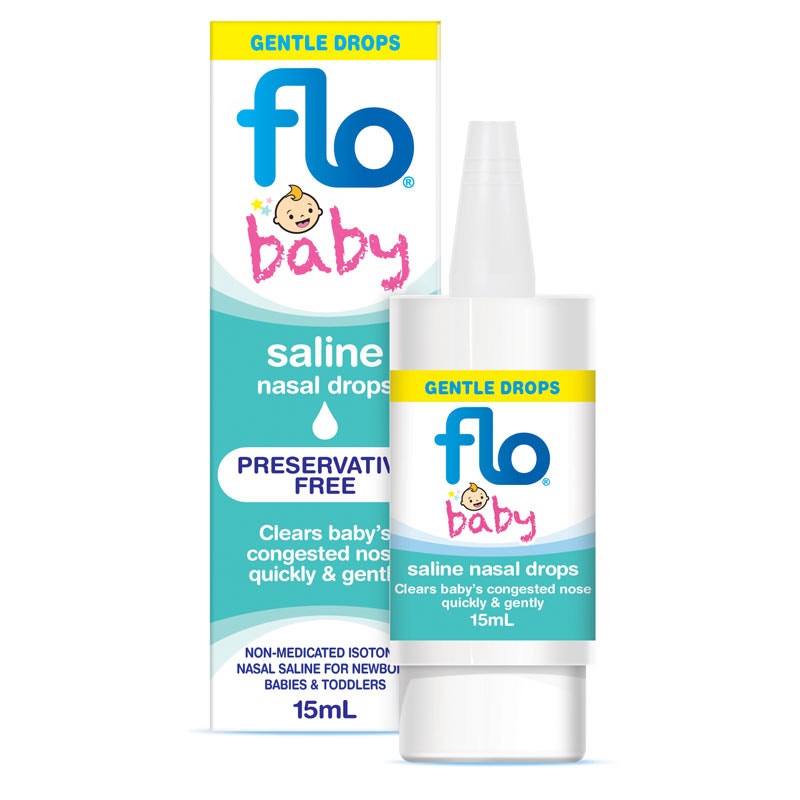 Flo 婴儿盐水滴鼻剂 15ml （通鼻塞）