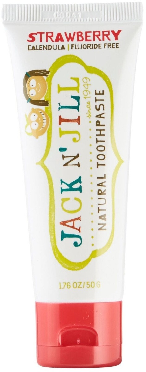 Jack N' Jill 天然金盏花儿童牙膏 无氟可吞咽 草莓味 50g