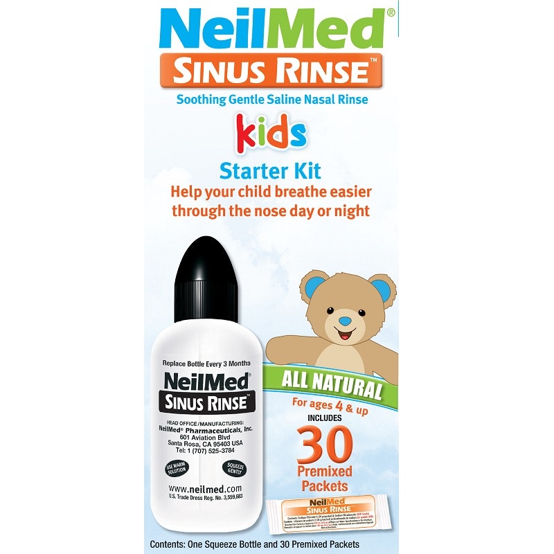 NeilMed's儿童专用鼻腔鼻窦清洗瓶套装
