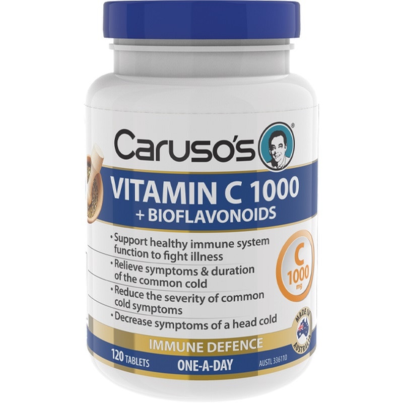 Caruso’s Natural Health 生物类黄酮+维生素C营养片 120片