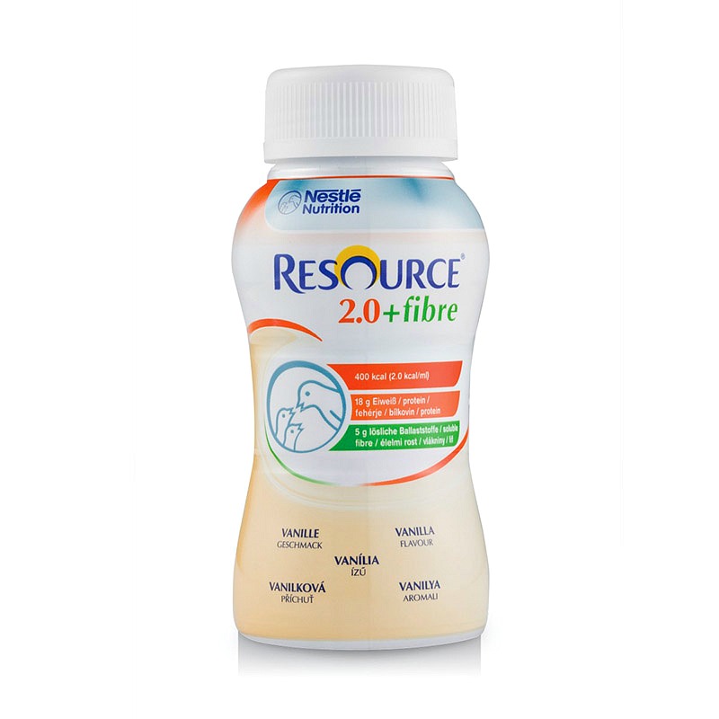 Resource Fibre 2.0 高蛋白质营养品液 24*200ml 瓶（补充营养不良）