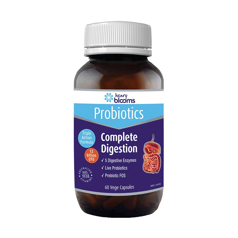 Henry Blooms Probiotics Complete Digestion Cap X 60