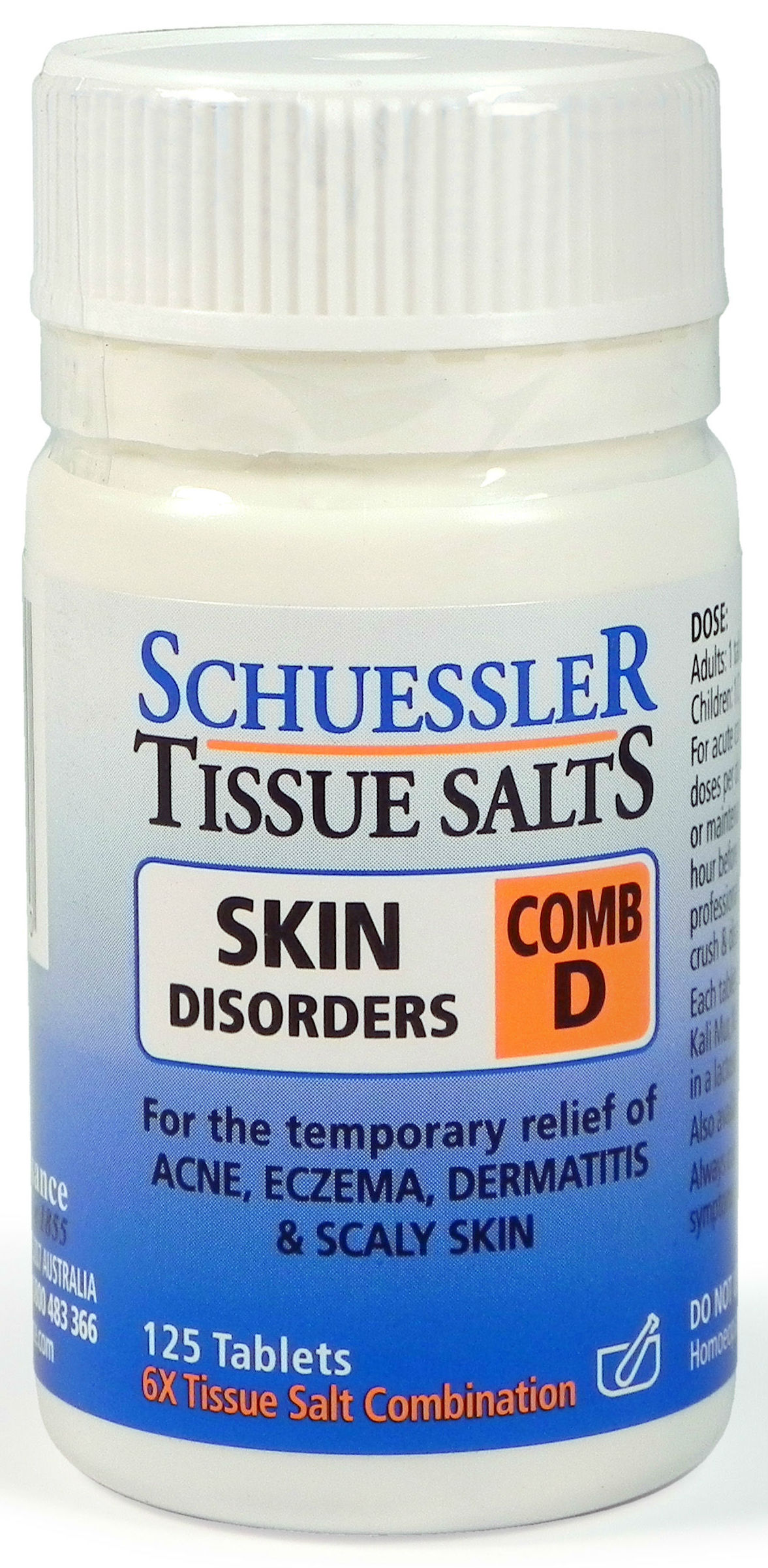 Schuessler Tissue Salts Comb D X 125