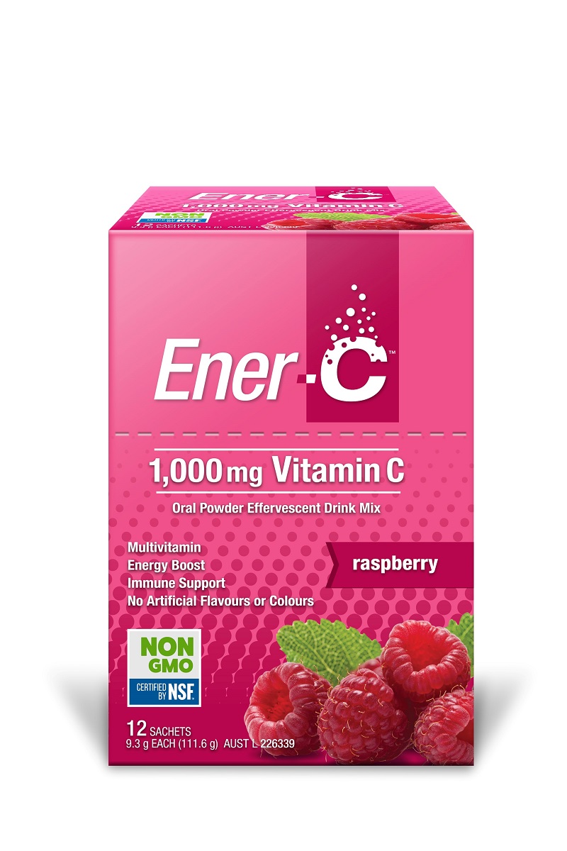 Ener-C Effervescent Vitamin C Drink Mix (Raspberry) Sachets X 12