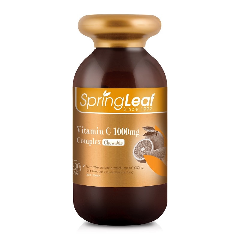 Spring Leaf 1000mgVC咀嚼片 200片 调节免疫力