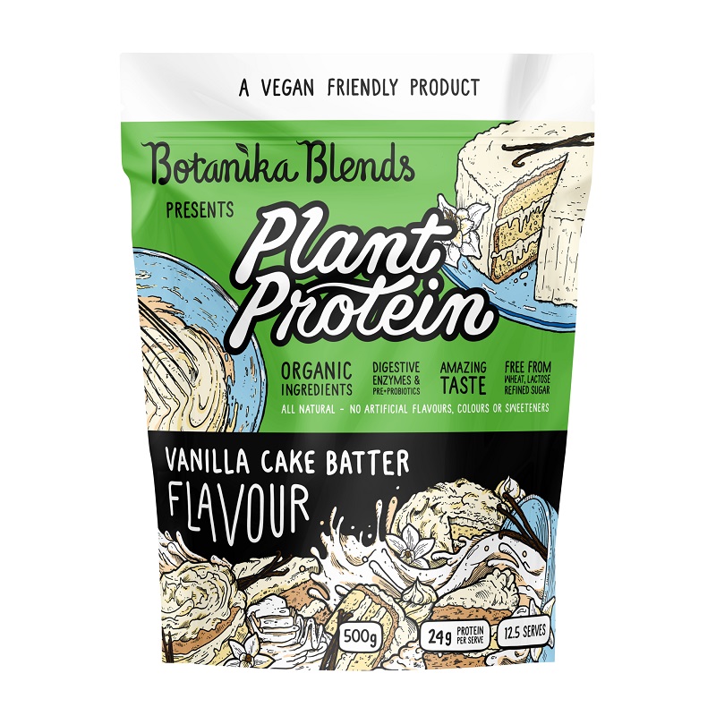 Botanika Blends 有机植物蛋白粉 500g 香草蛋糕味（无糖）
