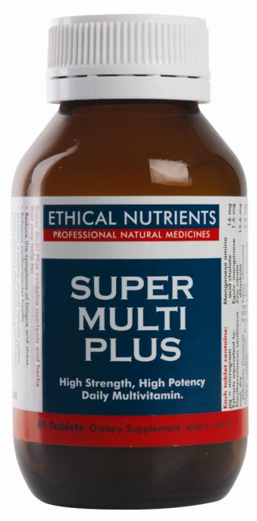 Ethical Nutrients 含多种维他命和矿物质补充片 60粒（减少疲劳和压力的症状 增强心血管健康 保护肝脏）