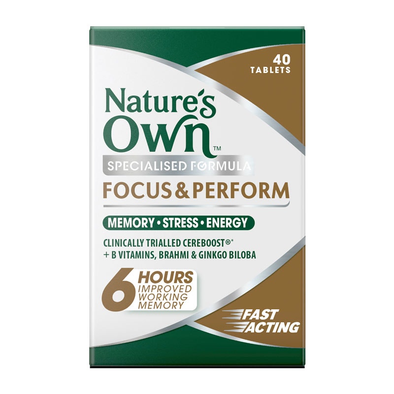 Nature s Own Focus & Perform Tab X 40