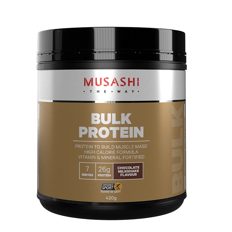 Musashi 巧克力味蛋白质增肌粉 420g