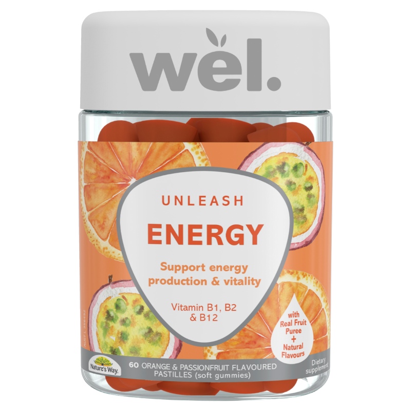 Nature's Way 佳思敏 wel 系列 复合维生素能量补充软糖 60粒