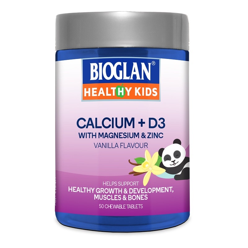 Bioglan 宝兰 儿童钙+D3骨骼健康咀嚼片 50粒 4岁以上儿童