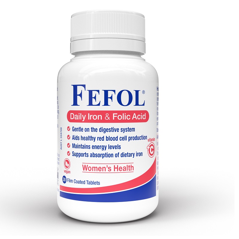 Fefol 日常铁+叶酸营养补充片 30片