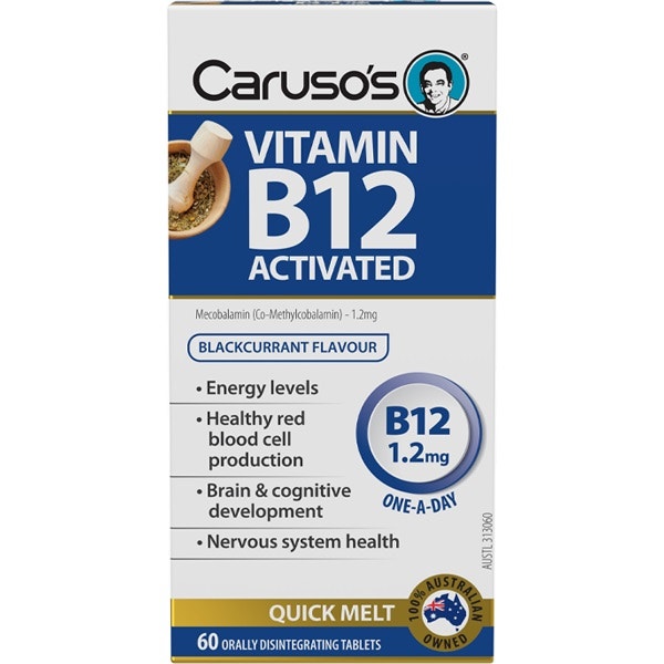 Caruso s NatUral Health 1200mcg 维生素B12速溶片 60片