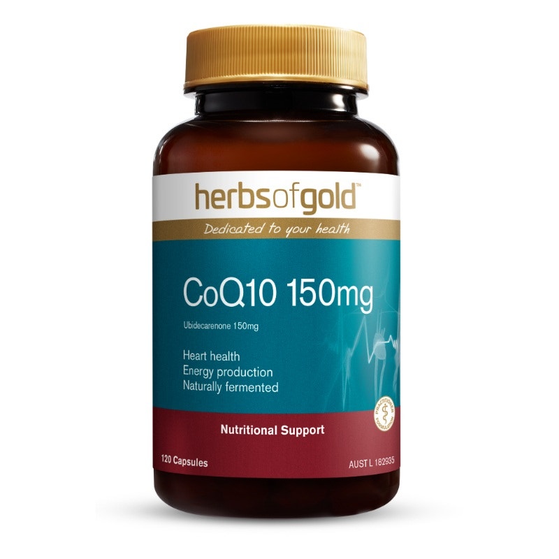 Herbs of Gold 150mg辅酶Q10营养胶囊 120粒