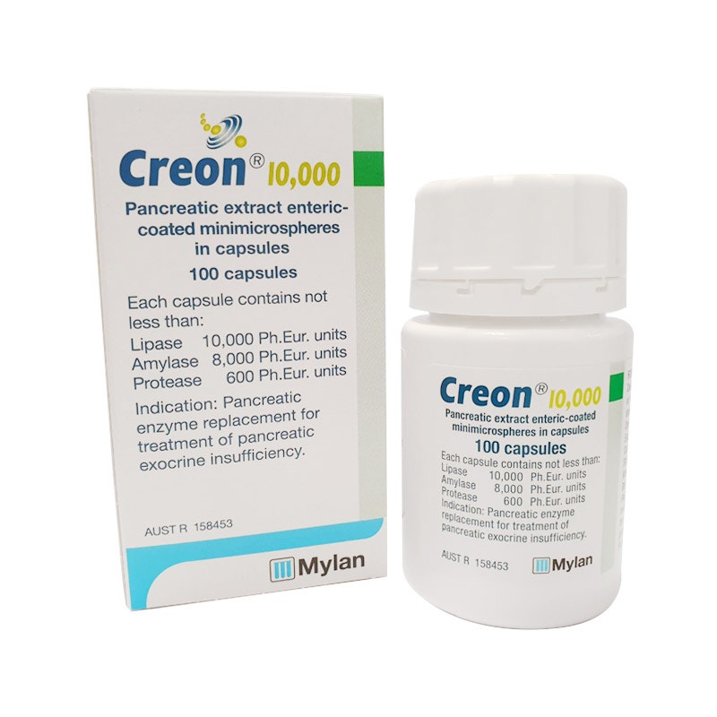 Creon 缓释型胶囊 100粒 （胰腺酶不足患者）
