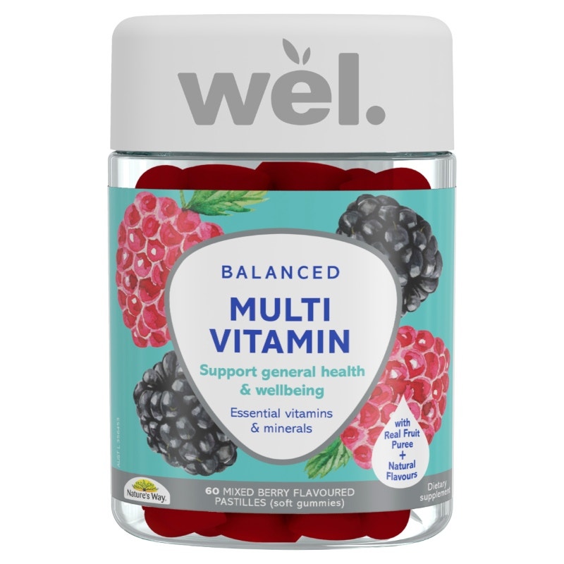 Nature's Way 佳思敏 wel 系列 多种维生素软糖 60粒