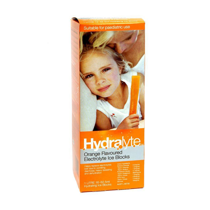 Hydralyte 电解质橙味冰棍 16块