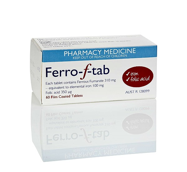 Ferro-f-tab 含铁叶酸 60粒