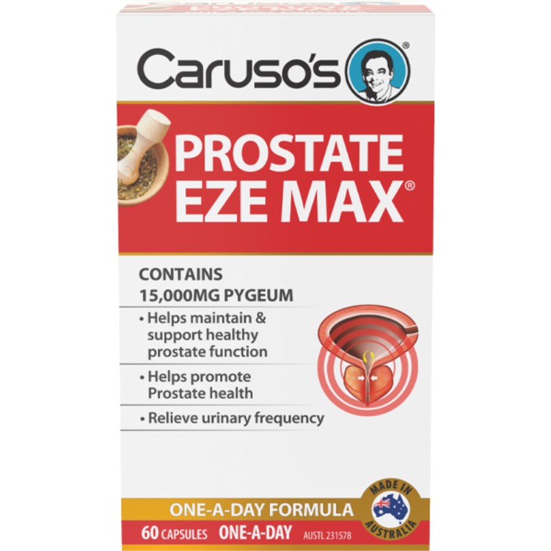 Caruso's NatUral Health 锯棕榈番茄红素胶囊 60粒（保护男性泌尿道健康）