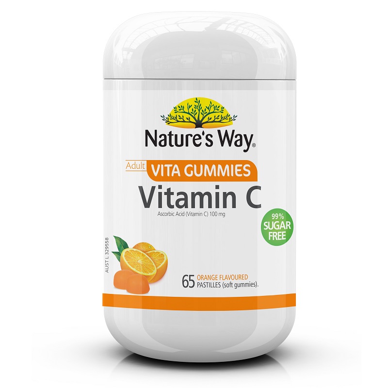 Nature s Way 佳思敏 成人维生素软糖维生素C糖果锭剂 65粒