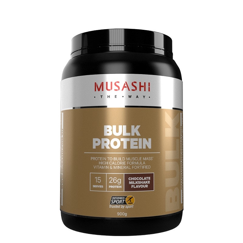Musashi 巧克力味蛋白质增肌粉 900g