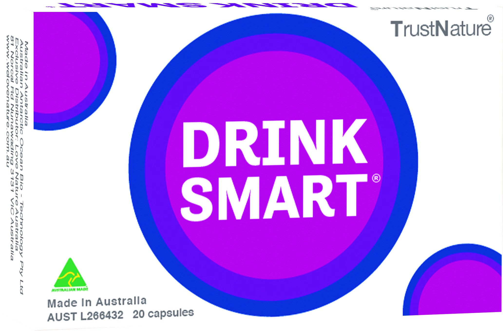 Trust Nature 醒酒片 消除酒后疲劳 醒酒解酒 20粒