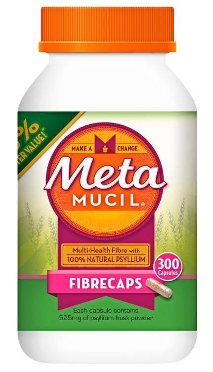 Metamucil 天然膳食纤维胶囊（清肠、排油、燃脂）300粒