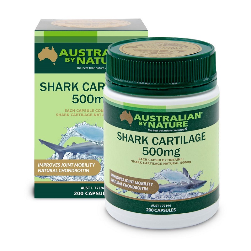 Australian By Nature 鲨鱼软骨素胶囊 500mg  200粒 （缓解关节肿胀）
