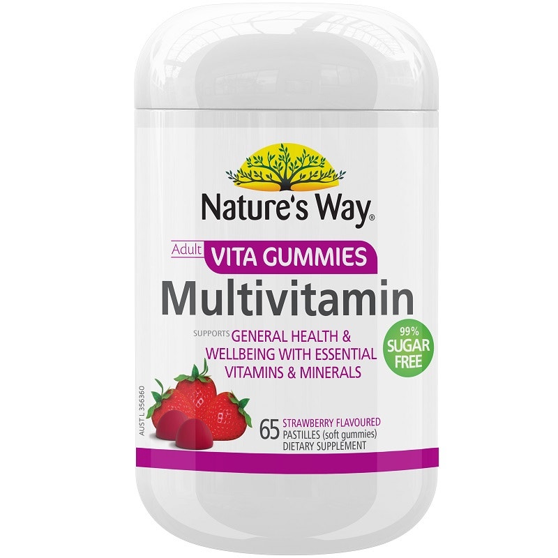 Nature s Way 佳思敏 成人复合多种维生素软糖 (99%无糖)  65粒