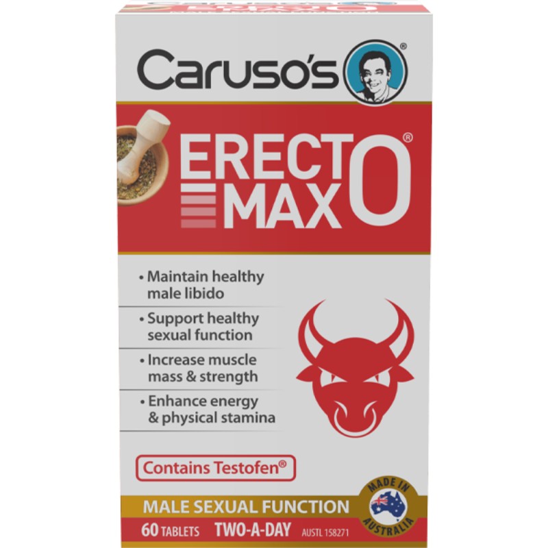 Caruso s ErecTOMax 男性复合营养片 60粒（调节睾酮水平）