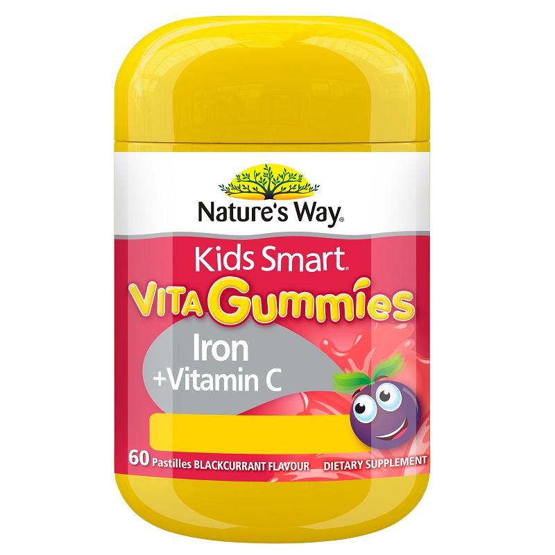 Nature's Way 佳思敏 儿童复合维生素软糖(铁+维C) 60粒