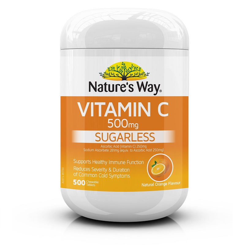 Nature's Way 佳思敏 500mg 维他命C咀嚼片 500片