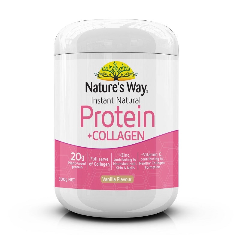 Nature's Way 佳思敏 胶原蛋白+蛋白质营养粉 300g（健身护肤）