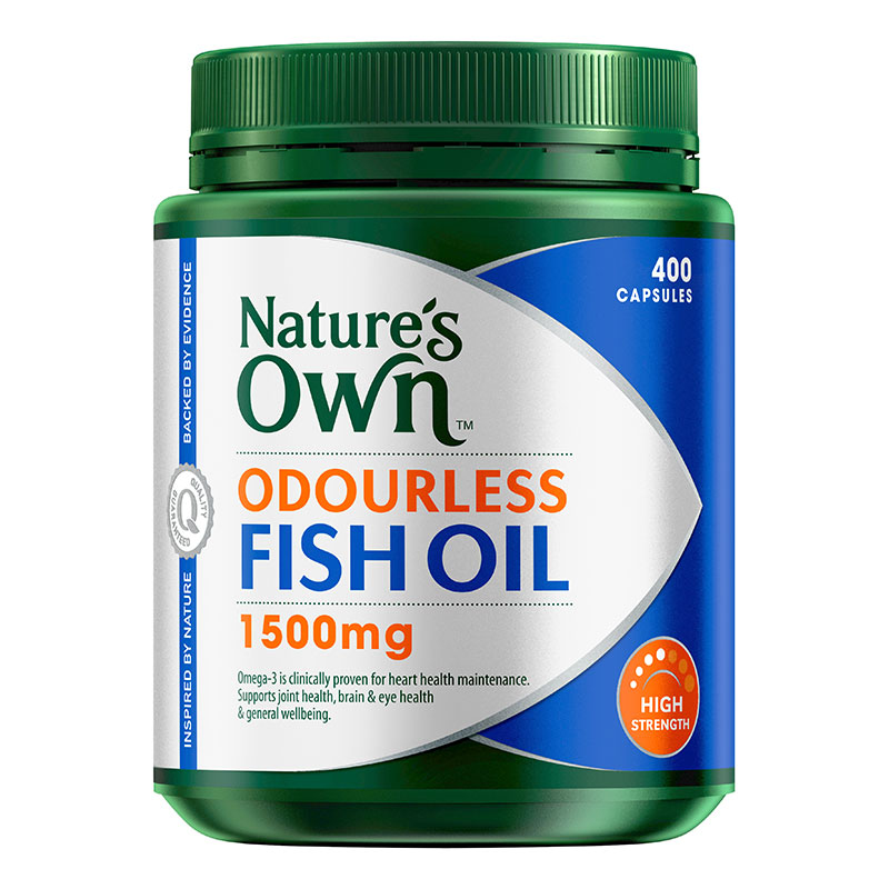 Nature's Own 高强度无腥味深海鱼油胶囊 1500mg 400粒