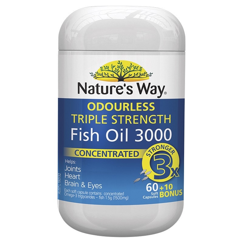 Nature's Way 佳思敏 无腥味深海鱼油胶囊 60*3000mg 粒