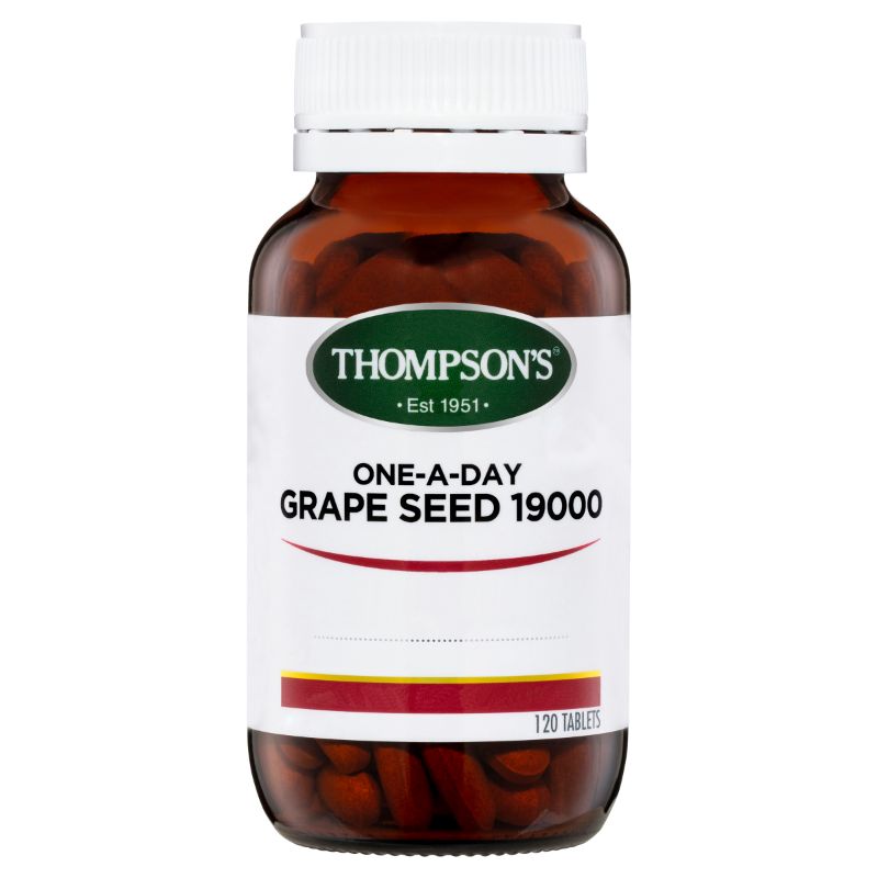 Thompson’s 汤普森 19000mg葡萄籽抗氧化胶囊 120粒