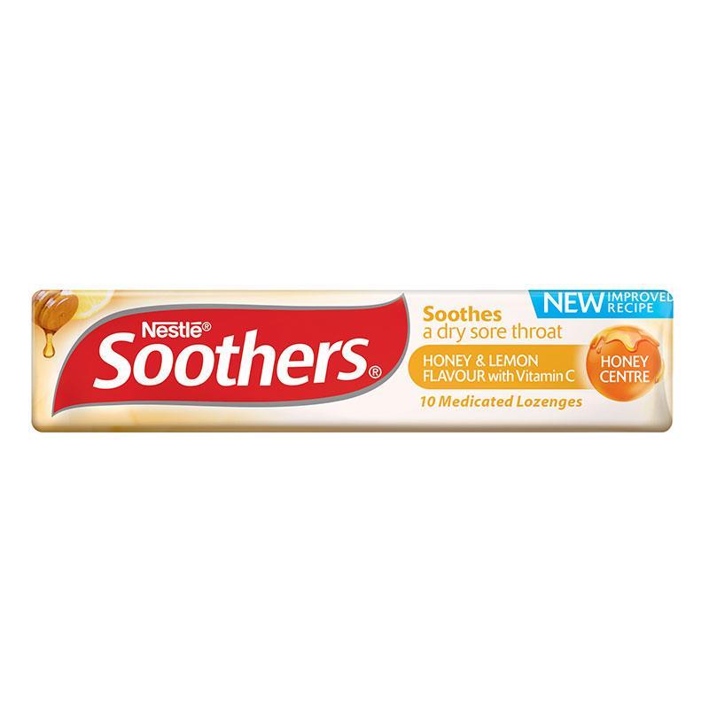 Soothers 蜂蜜柠檬维生素C含片 10片