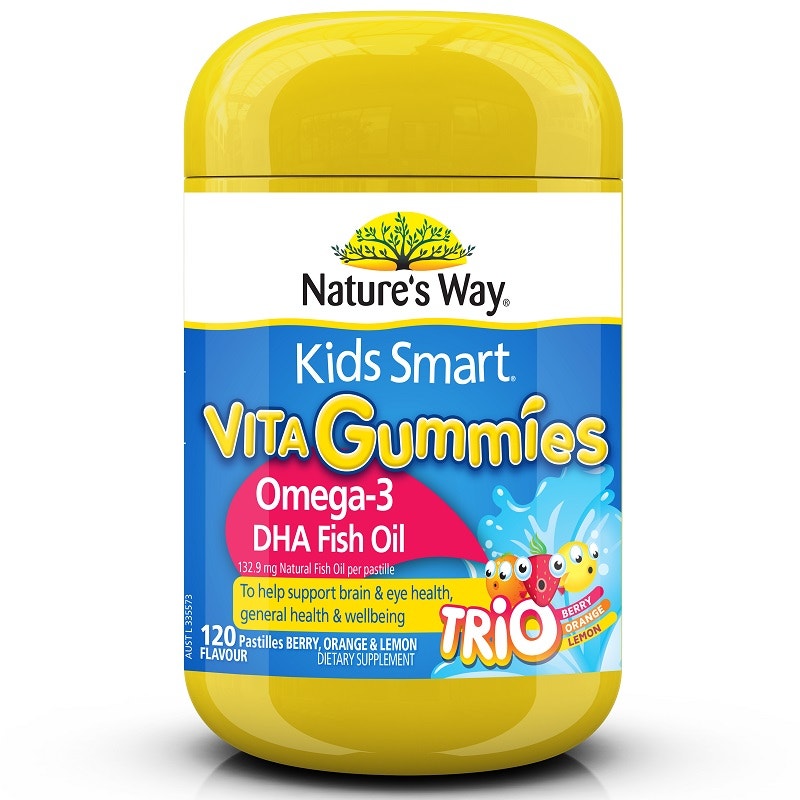 Nature's Way 佳思敏 儿童Omega-3鱼油软糖（三种口味）120粒