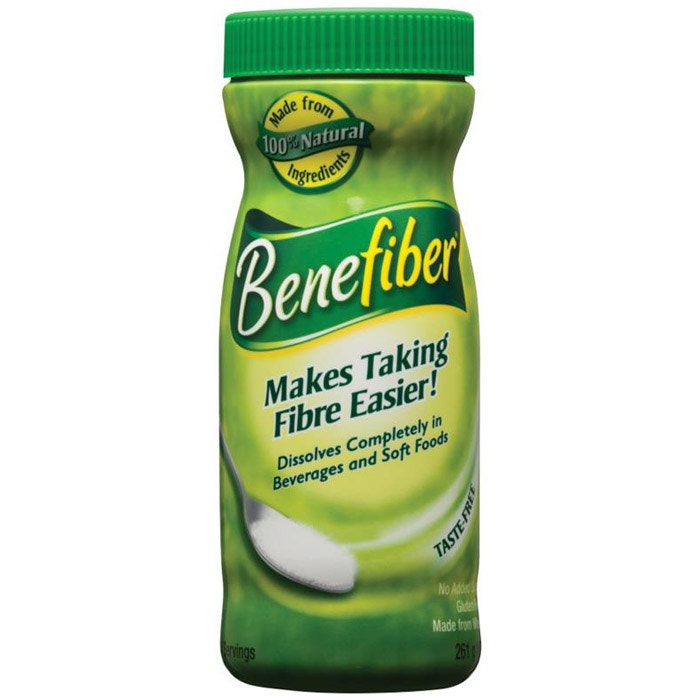 Benefiber 无味无糖水溶性通便膳食纤维粉261克 74次(每次两茶匙）