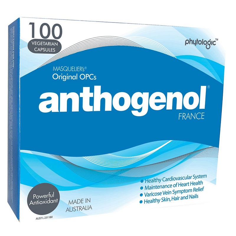 Anthogenol 高浓度花青素葡萄籽精华胶囊 100粒 （月光宝盒）